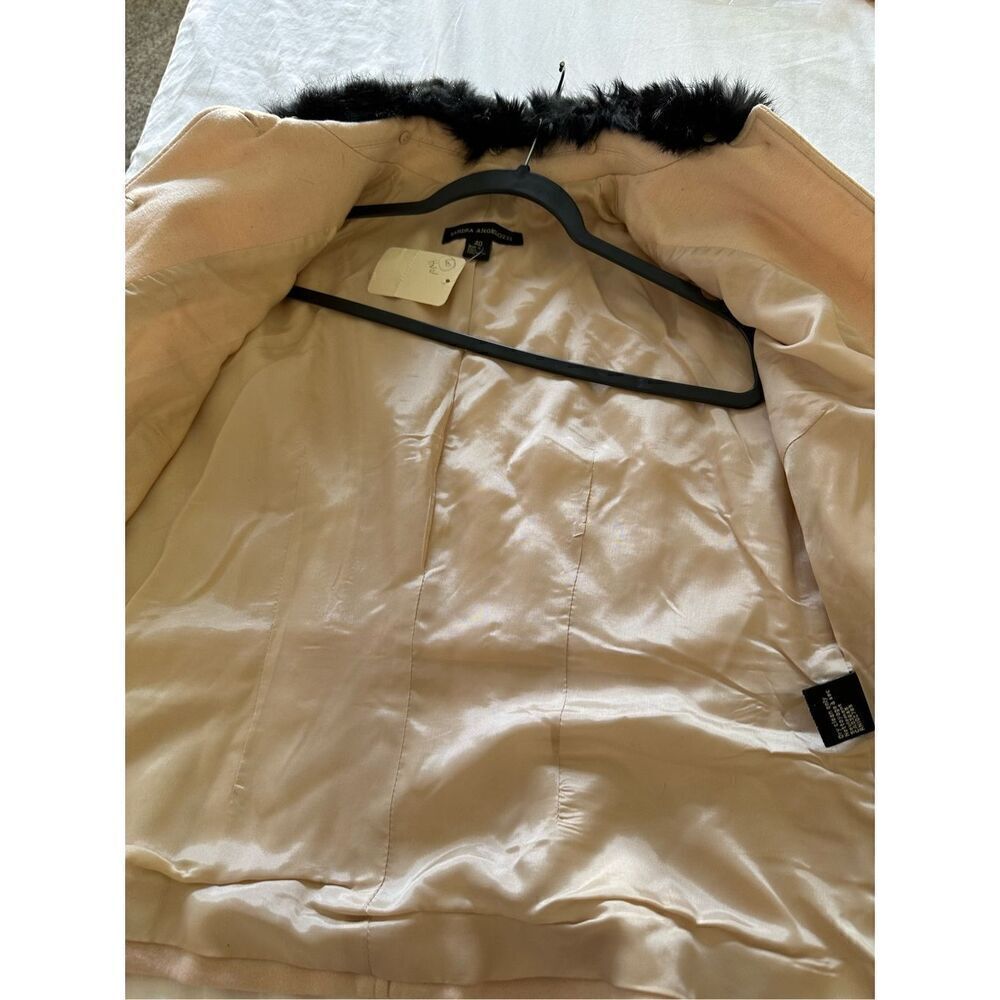 NWT Sandra Angelozzi "Nude" Jacket Size 40 80%wool 20% acrylic A - Picture 6 of 11